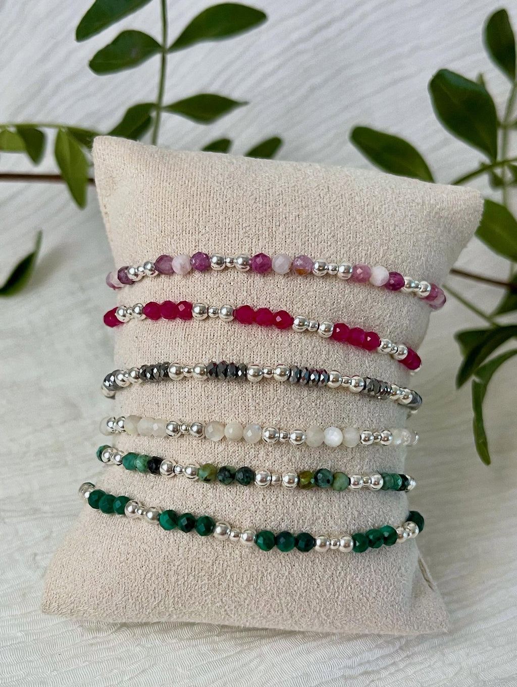 Bracelet gemma malachite