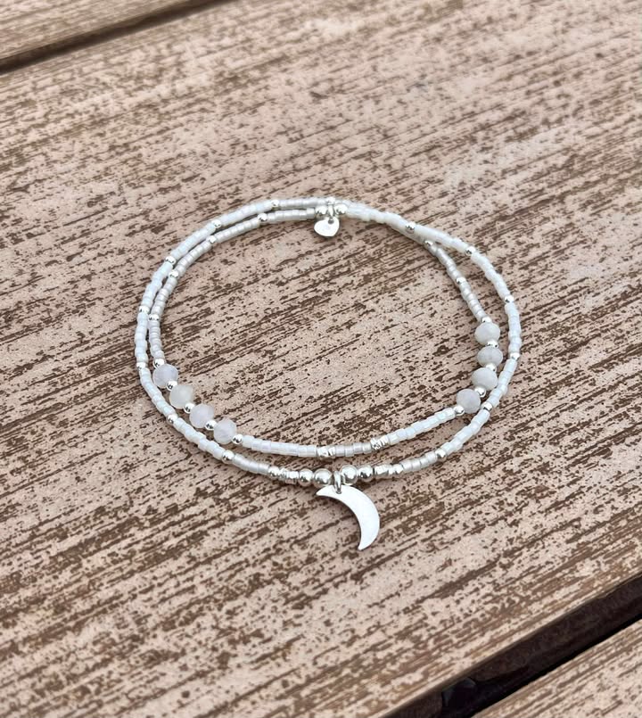 Bracelet 2 tours Marie Blanc