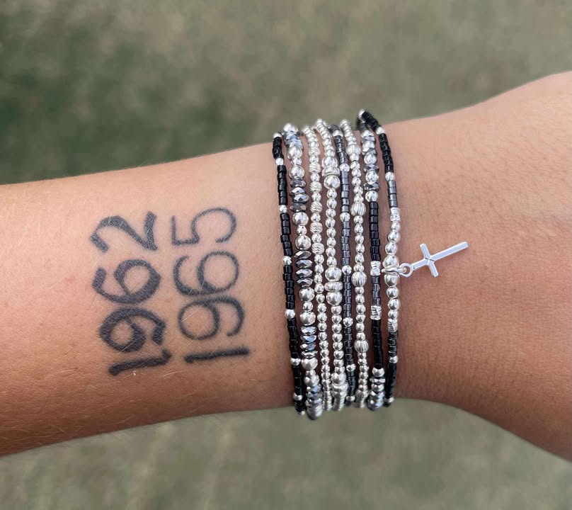 Bracelet 2 tours Marie noir