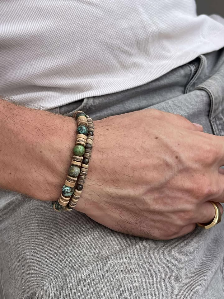 Bracelet Théo Turquoise d'Afrique