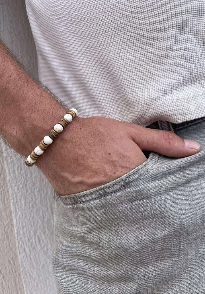 Bracelet Théo Magnésite