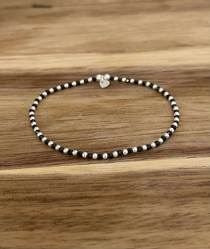 Bracelet Alia Spinelle noire