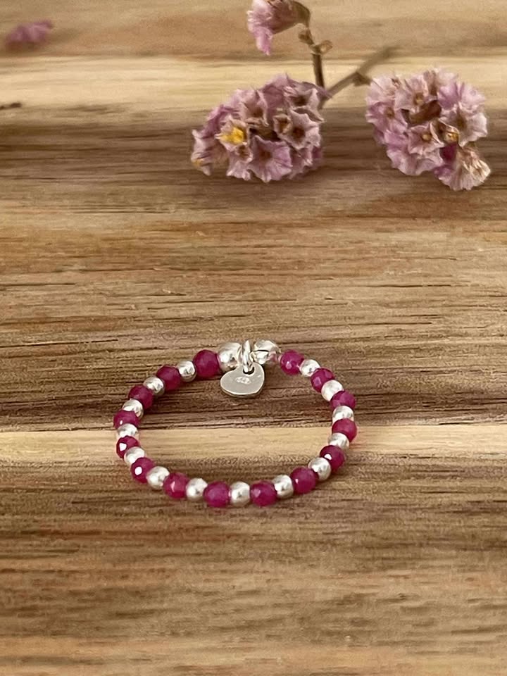 Bague Alia Corindon rouge