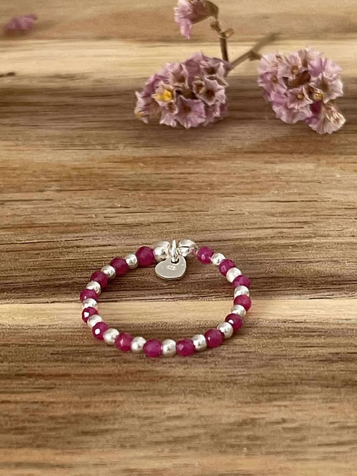 Bague Alia Corindon rouge