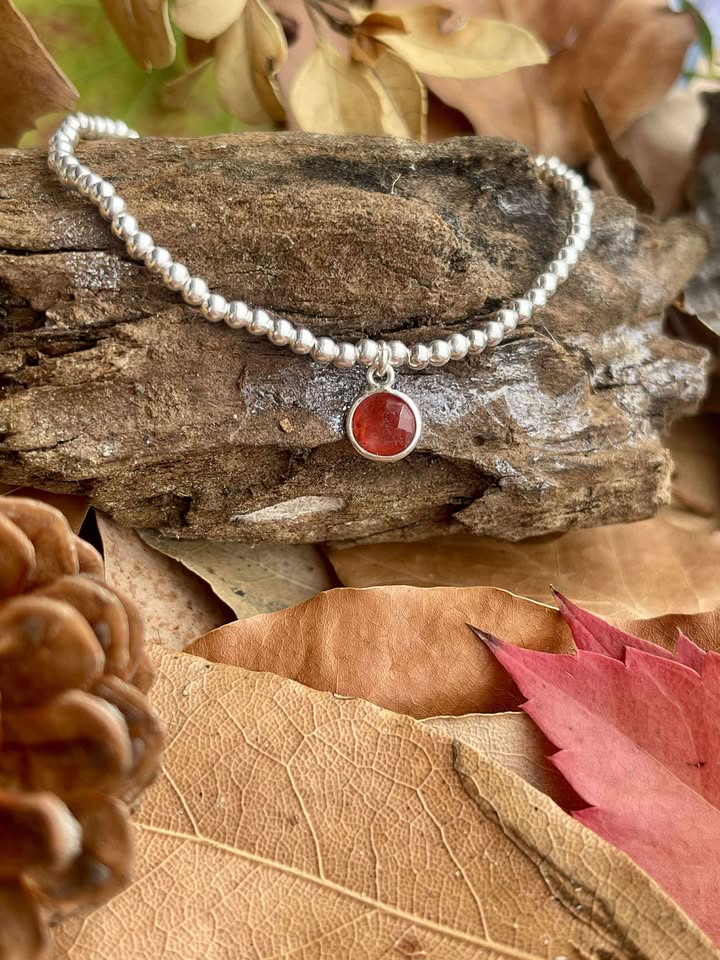 Bracelet Olia jade rose