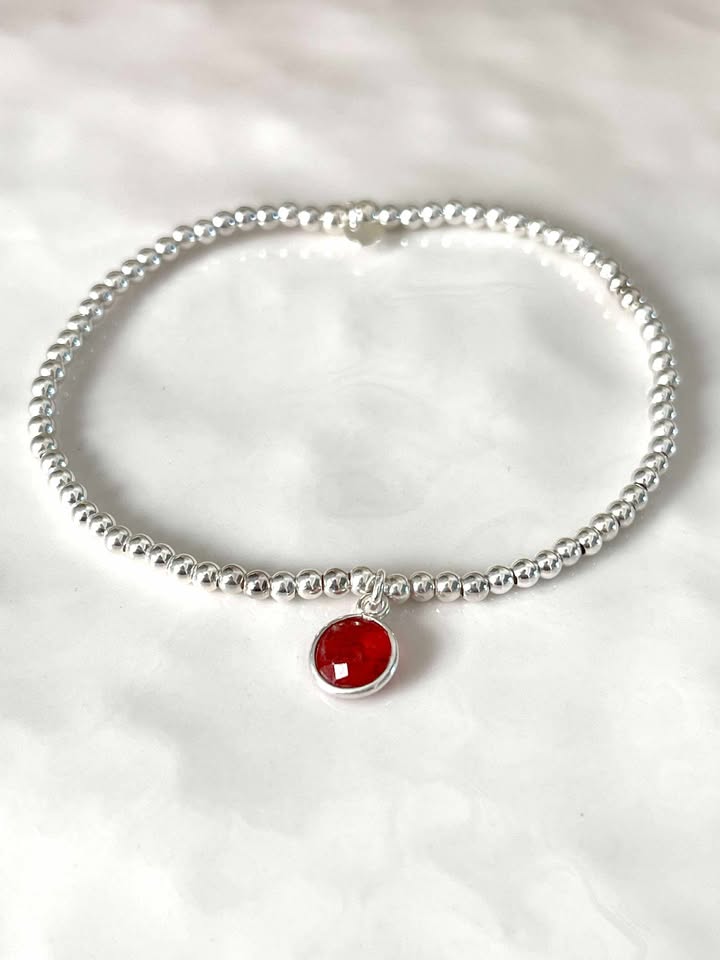 Bracelet Olia jade rose