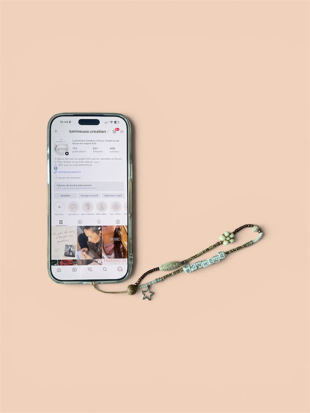 Bijoux de téléphone personnalisés