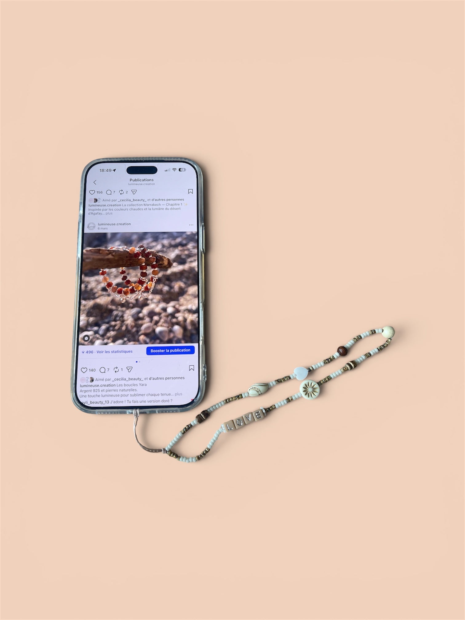 Bijoux de téléphone personnalisés