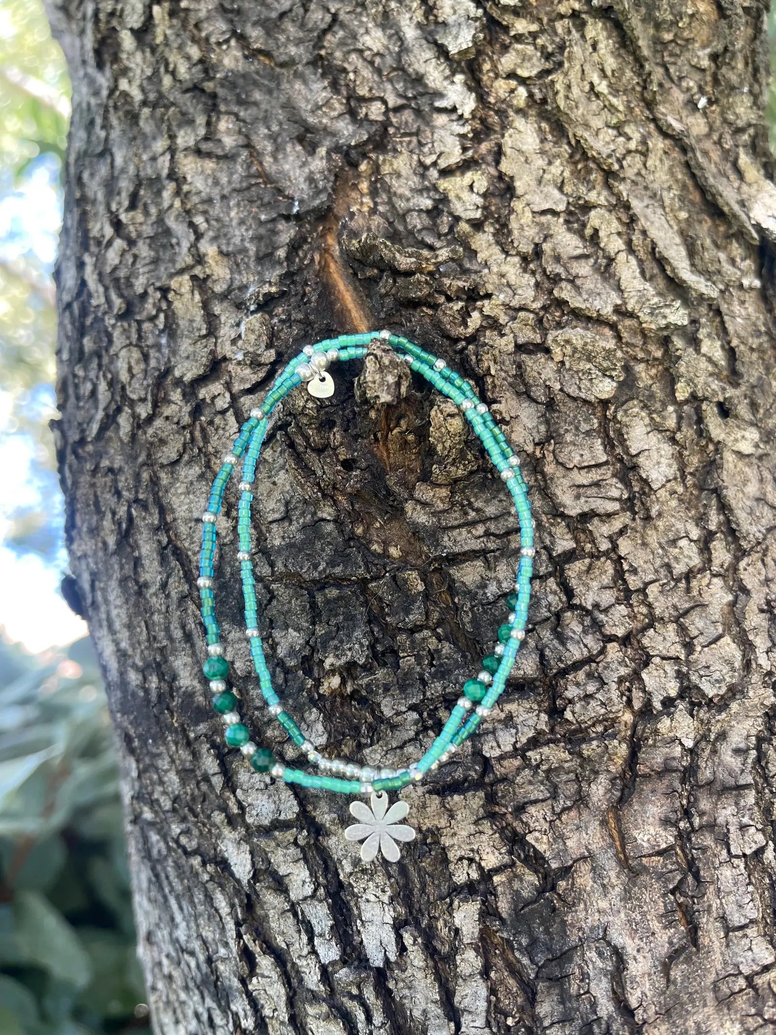 Bracelet 2 tours Marie Vert