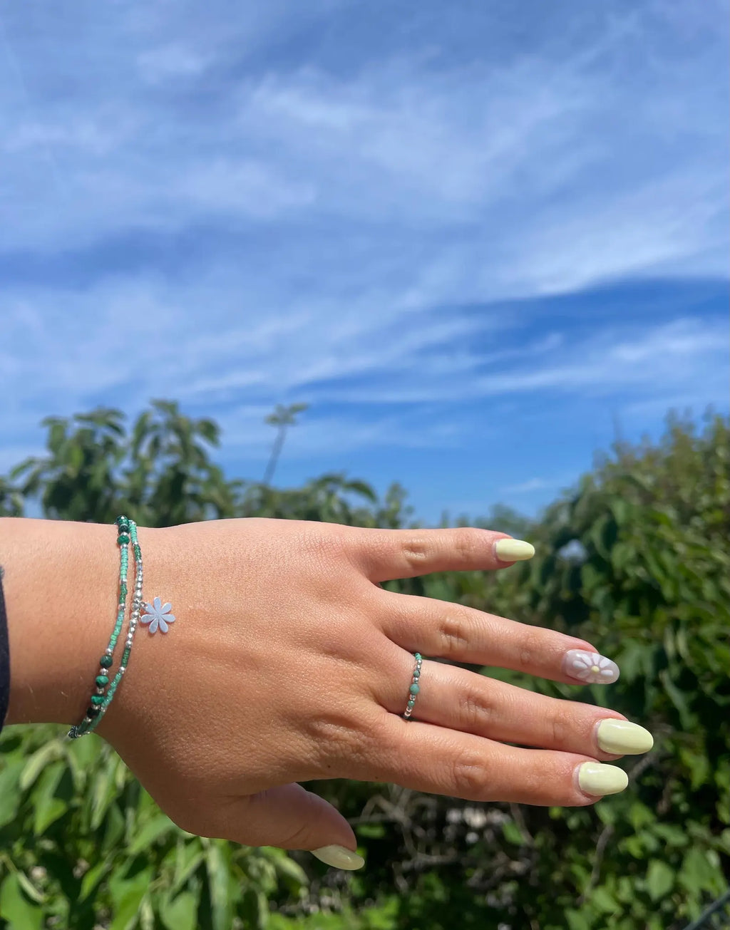 Bracelet 2 tours Marie Vert