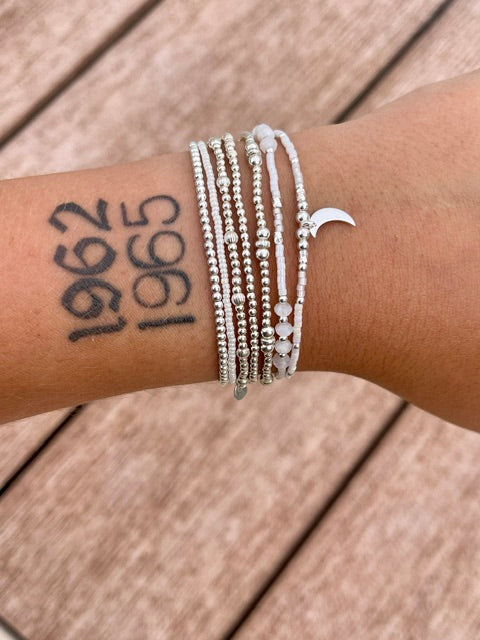 Bracelet 2 tours Marie Blanc